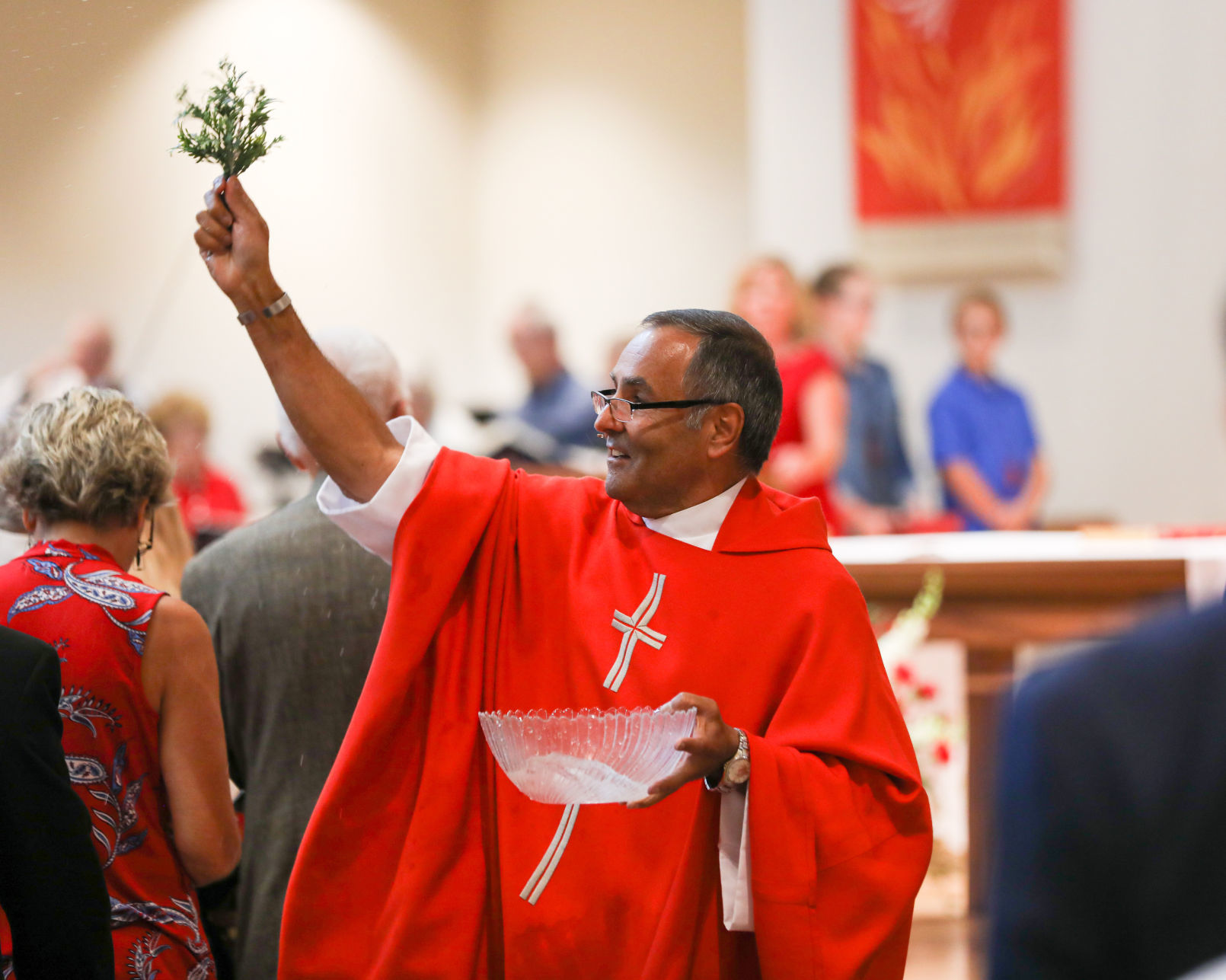 Our Lady of Nazareth gives Father Joe a surprise sendoff
